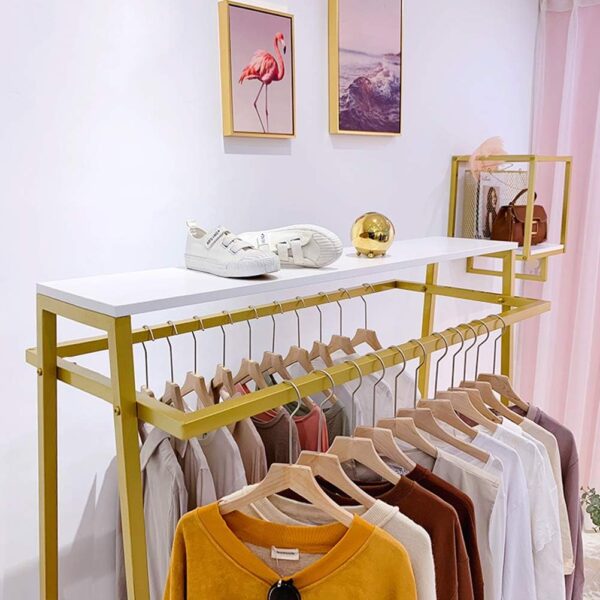 Embracing Simplicity with a Wooden Clothes Rack