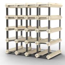 Enhance Your Wine Collection with a 20-Bottle Wooden Wine Rack